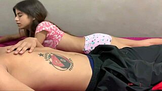 un mananero with my horny stepsister in the room