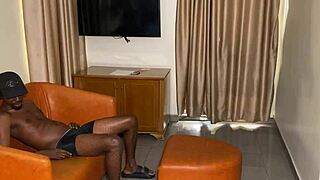 petite teen 18+ black girl getting banged in the living room by ebony general