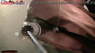 Filthy wet and noisy anal punishment for boy ass