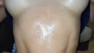 consolador anal - masturbacion con rubia sexy culona - anal en solitario