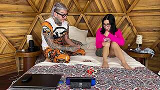 my stepsister ends up riding my cock after a horny play session - blakeproductions