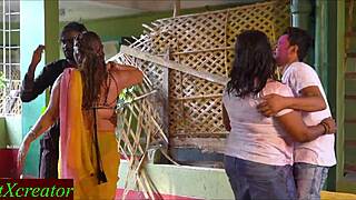 Indian Couple Swapping Sex At Holi Day Party