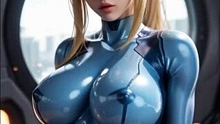 Samus aran super metroid anal compilation