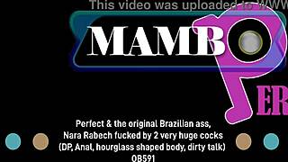 Perfect nara rabech takes two huge cocks in dp