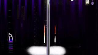 strip club bbw creampie with big black cock at night