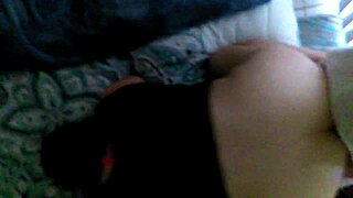 good morning interracial couple in early morning