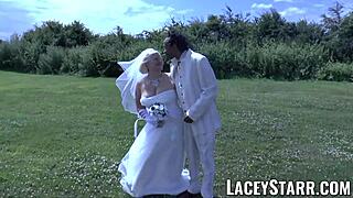 laceystarr granny bride fed with cum after bbc pounding
