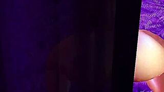 strip club bbw creampie with big black cock at night