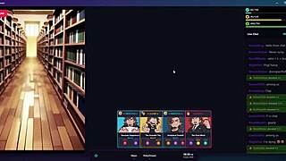 risky hentai game stream in library