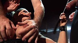 jamie brook and victoria dominate submissive dudes in costumes