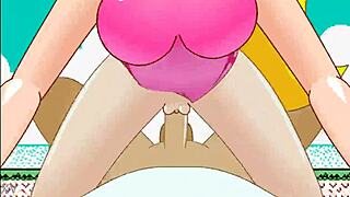 Peach bikini cowgirl rides your cock in pov now