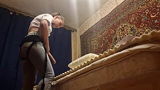 Anastasia Uses Strapon On Submissive Man