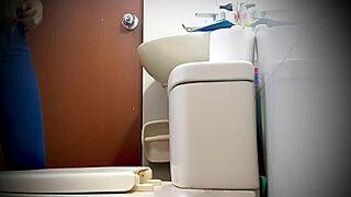 enfermera miranda pees during house visit in argentina