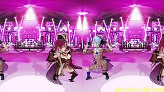 vr180 mmd suiseimarine dance 3d hololive hentai