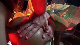 jamie brook and victoria dominate submissive dudes in costumes
