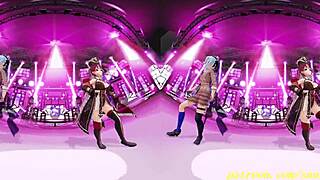 vr180 mmd suiseimarine dance 3d hololive hentai