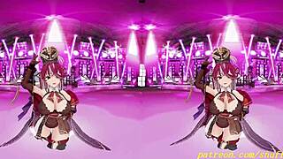 vr180 mmd suiseimarine dance 3d hololive hentai