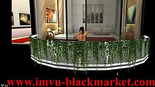 Room double bed imvu black market