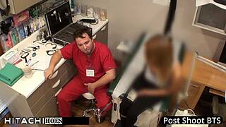 doctor forces hitachi orgasms on this pothead patient