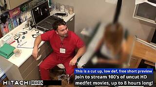 doctor forces hitachi orgasms on this pothead patient