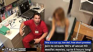 doctor forces hitachi orgasms on this pothead patient