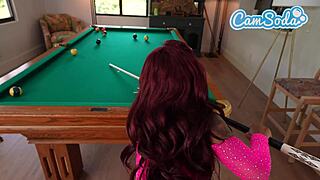 I Fucked This Big Booty Ebony Hard With My Monster Black Cock On The Pool Table