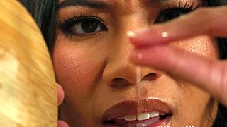 Emotional nuru massage gift for ameena green and nade nasty