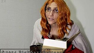 big sexy britney gives librarian blowjob