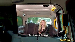Fake Taxi Sexy British Woman Fucks Taxi Driver To Waste Some Time Before Her Flight