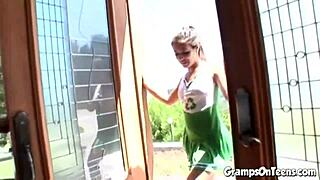 Teen Whore Sucks Old Cock Deep