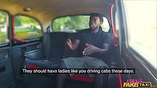 She sucks big black cock at red traffic lights in taxi