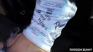 Trip in car with fingering and rough fuck and squirting in public - short version