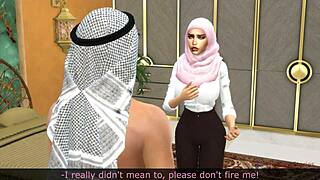 Horny Arabs Fuck Hard In Maid Uniform