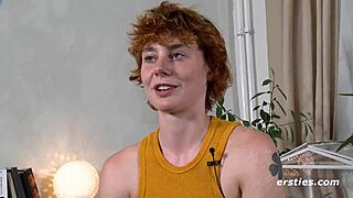 Does that redhead german babe finger her wet pussy on camera?