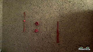 Before halloween stepdad spied on stepdaughter and unexpectedly got sex creampie in pink pussy