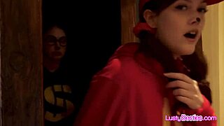 Slutty trio caught and fucked