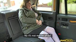 bbw milf gets backseat anal in taxi