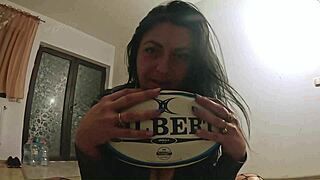 rugby ball fetish fantasy with dirty talk and pussy riding gilbert worship preview