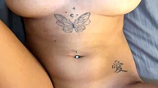 Amateur college girl with big natural tits