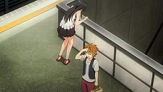 To love ru darkness ep 5 kotegawa has an orgasm on the train by vibrating toy