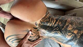 revenge sextape shows tall brunette in rough doggy pov