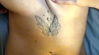 Amateur college girl with big natural tits