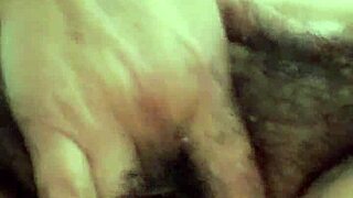 Washing lovers hairy pussy