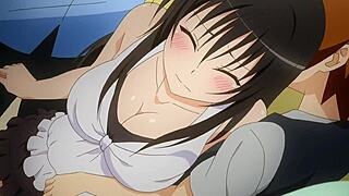 To love ru darkness ep 5 kotegawa has an orgasm on the train by vibrating toy