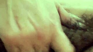 Washing lovers hairy pussy