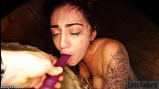 Slave Training Gets Rough After Lens Failure For Tied Arab Babe