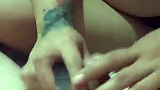cum on chubby wife face after homemade blowjob
