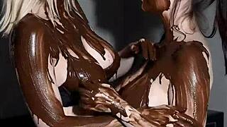 ai girls love chocolate treats