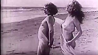 vintage nudists on the beach