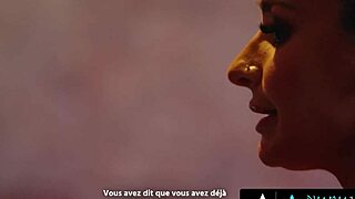 nuru massage - steamy threesome with hot milf boss and her sexy intern french subtitles